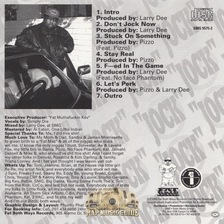 Fat Kev - Don't Jock Now: CD | Rap Music Guide